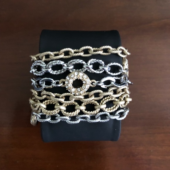 Mixed metal bracelet - Picture 3 of 4